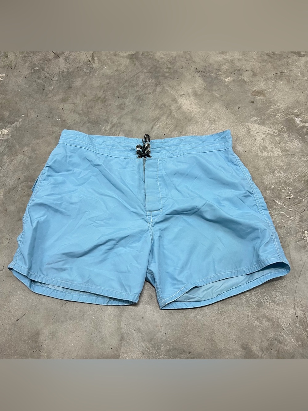 Birdwell Beach Britches Board Shorts Swim Trunks Light Blue Size 34 READ